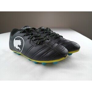 Puma ProCat Kids Rubber Outdoor Soccer Cleat Shoes Black Sz12